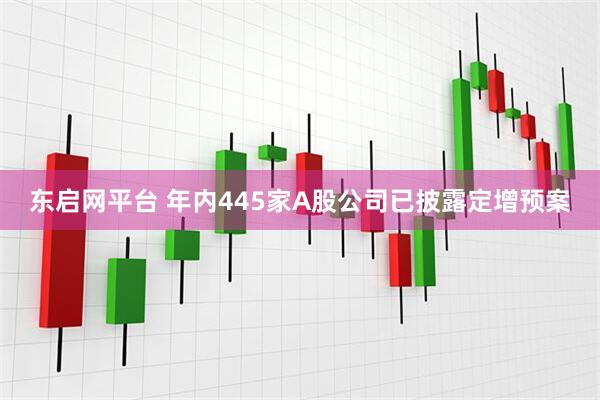 东启网平台 年内445家A股公司已披露定增预案